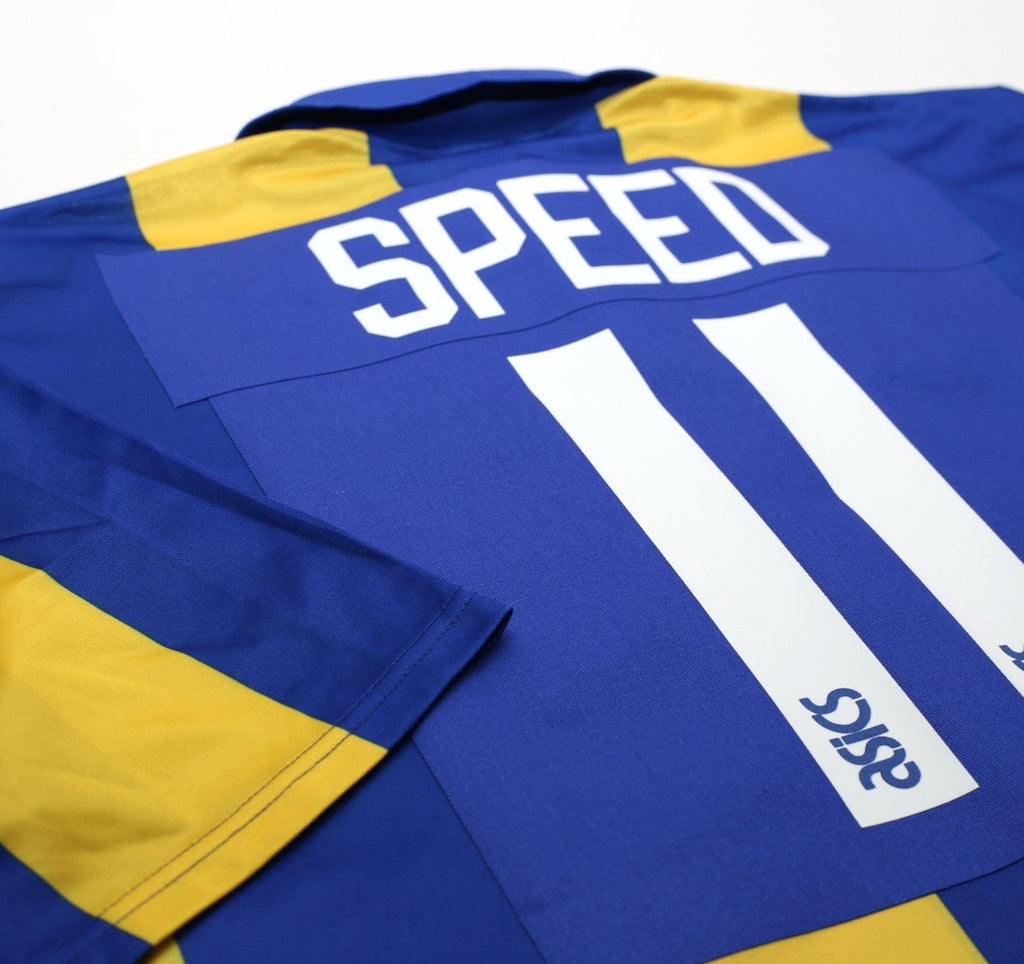 1993/95 SPEED #11 Leeds United Vintage ASICS Away Football Shirt (XXL)