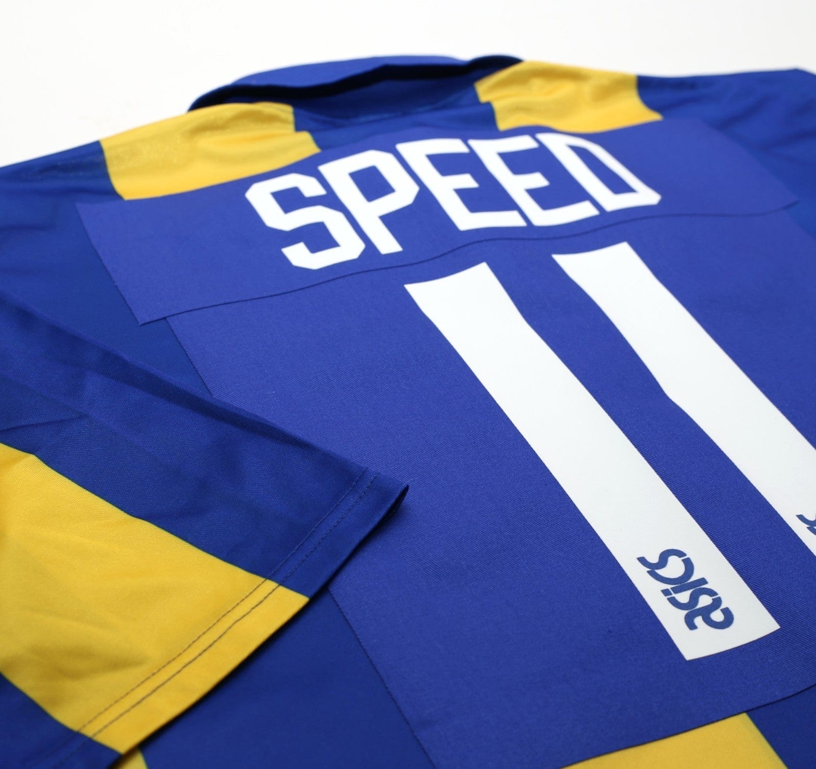 1993/95 SPEED #11 Leeds United Vintage ASICS Away Football Shirt (XXL)