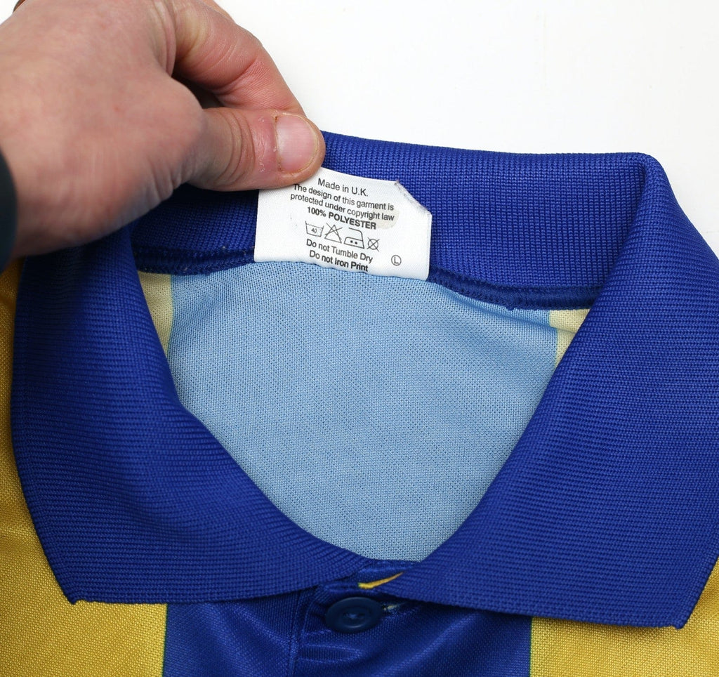 1993/95 SPEED #11 Leeds United Vintage ASICS Away Football Shirt (XXL)