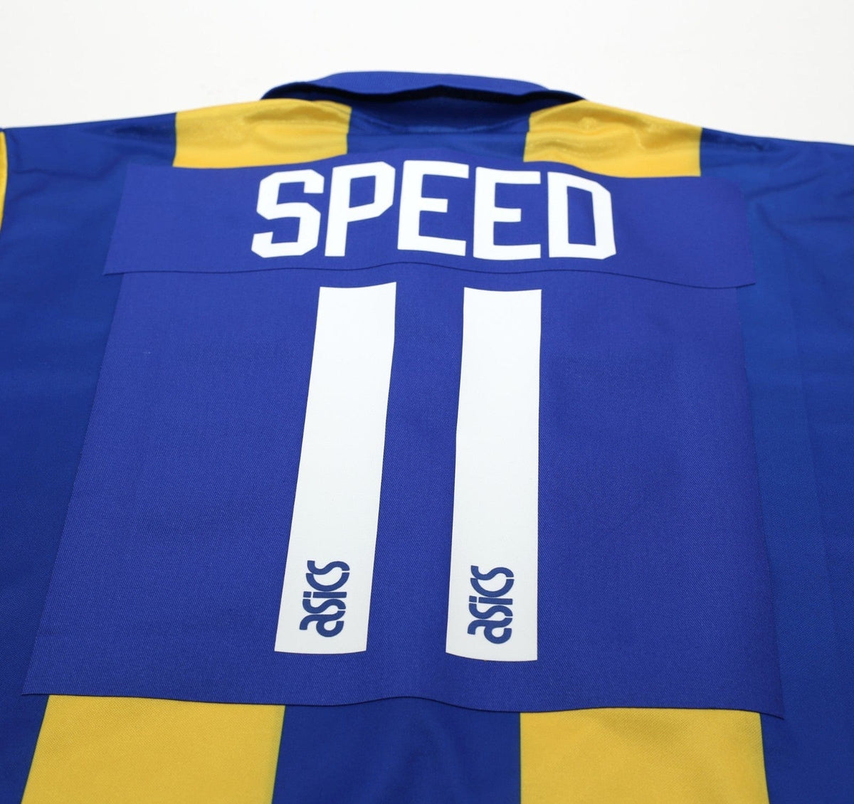 1993/95 SPEED #11 Leeds United Vintage ASICS Away Football Shirt (XXL)