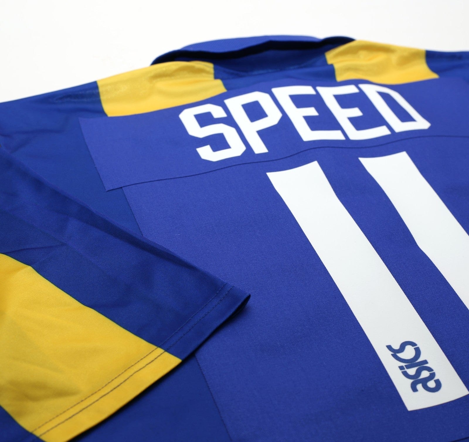 1993/95 SPEED #11 Leeds United Vintage ASICS Away Football Shirt (XXL)