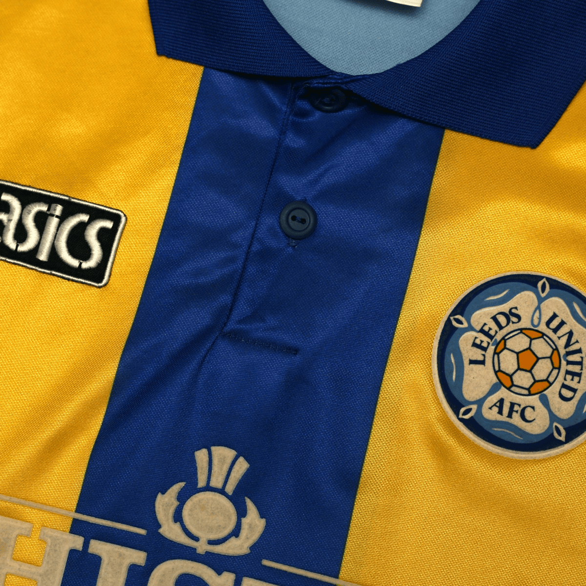 1993/95 Speed #11 Leeds United Vintage ASICS Away Football Shirt (XXL)