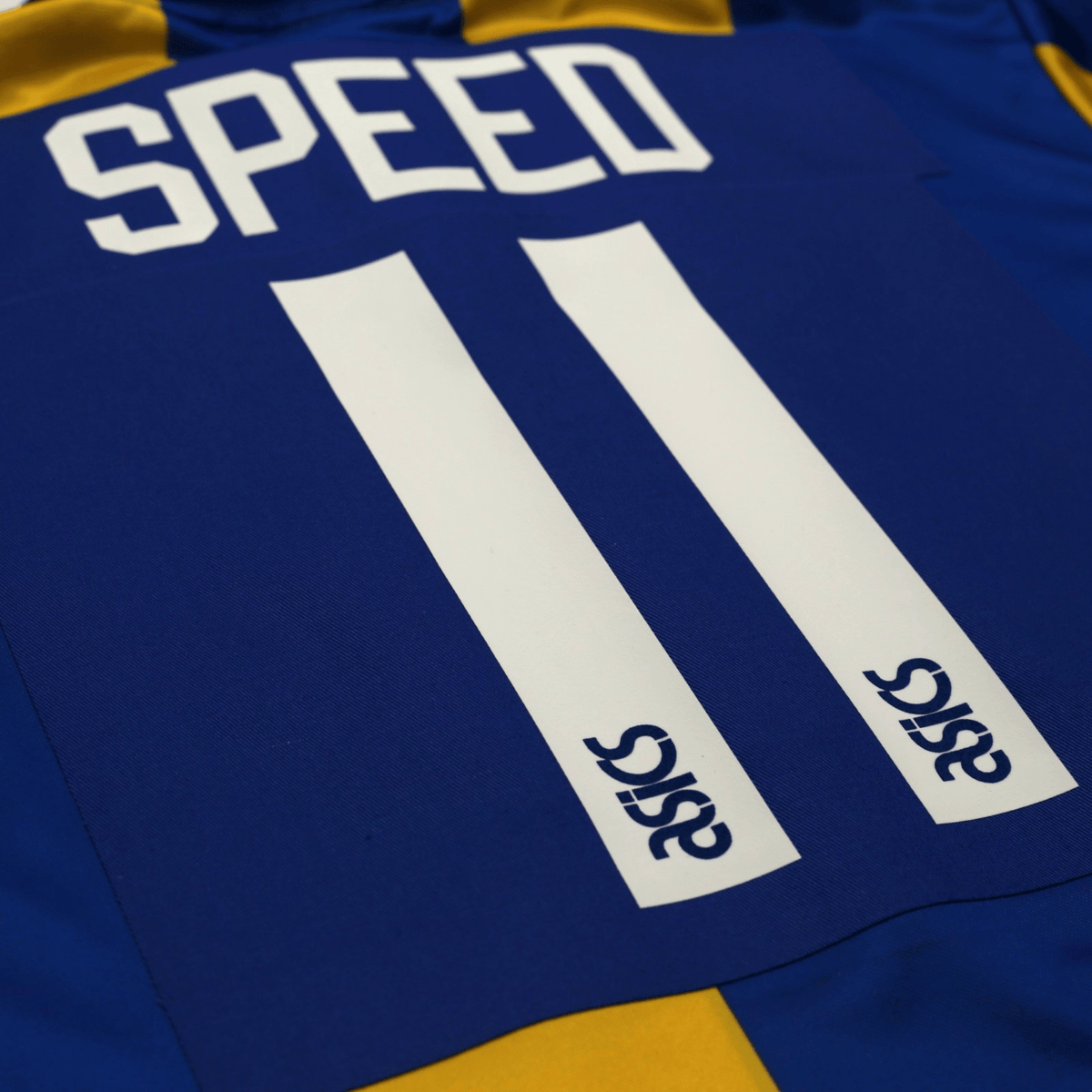 1993/95 Speed #11 Leeds United Vintage ASICS Away Football Shirt (XXL)