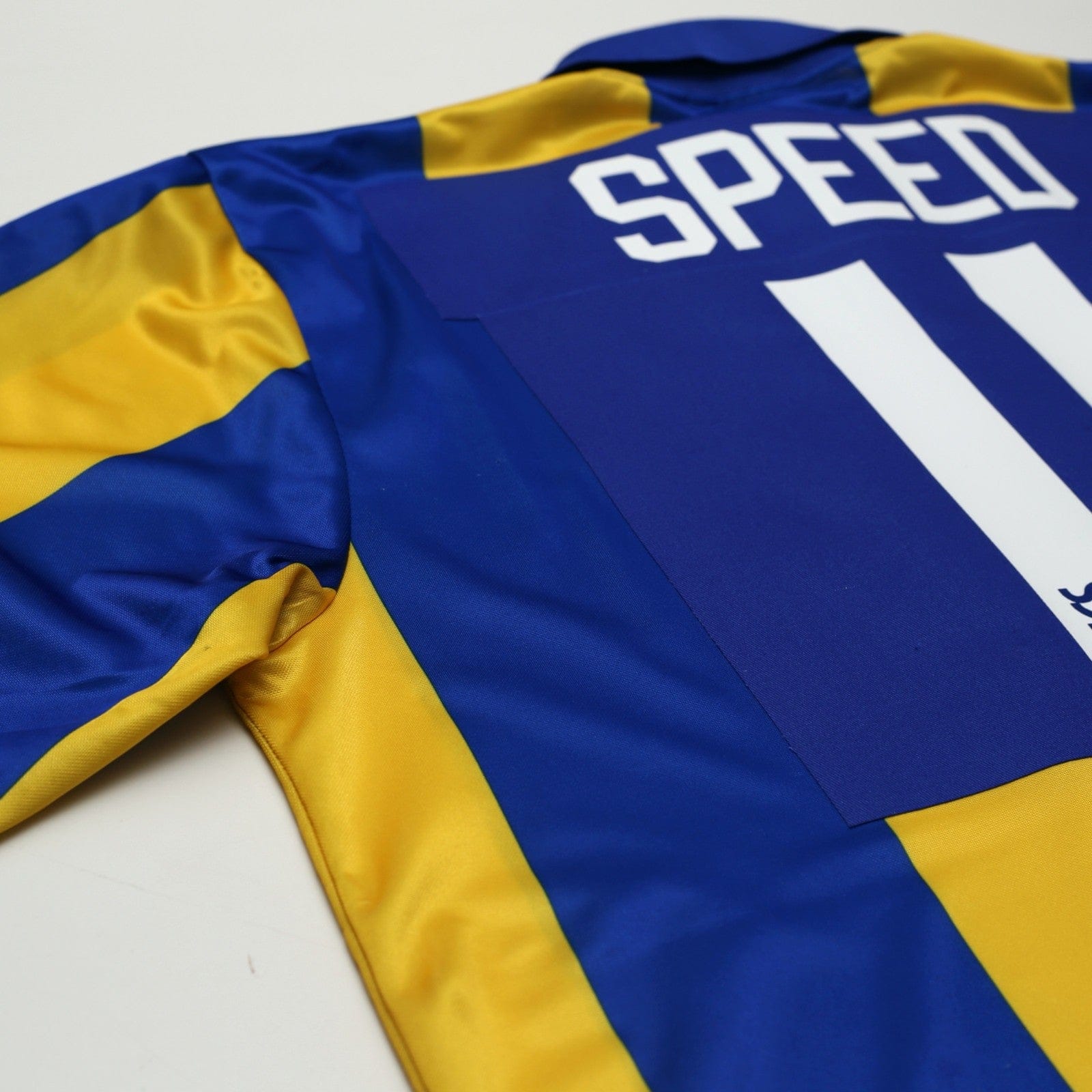 1993/95 Speed #11 Leeds United Vintage ASICS Away Football Shirt (XXL)