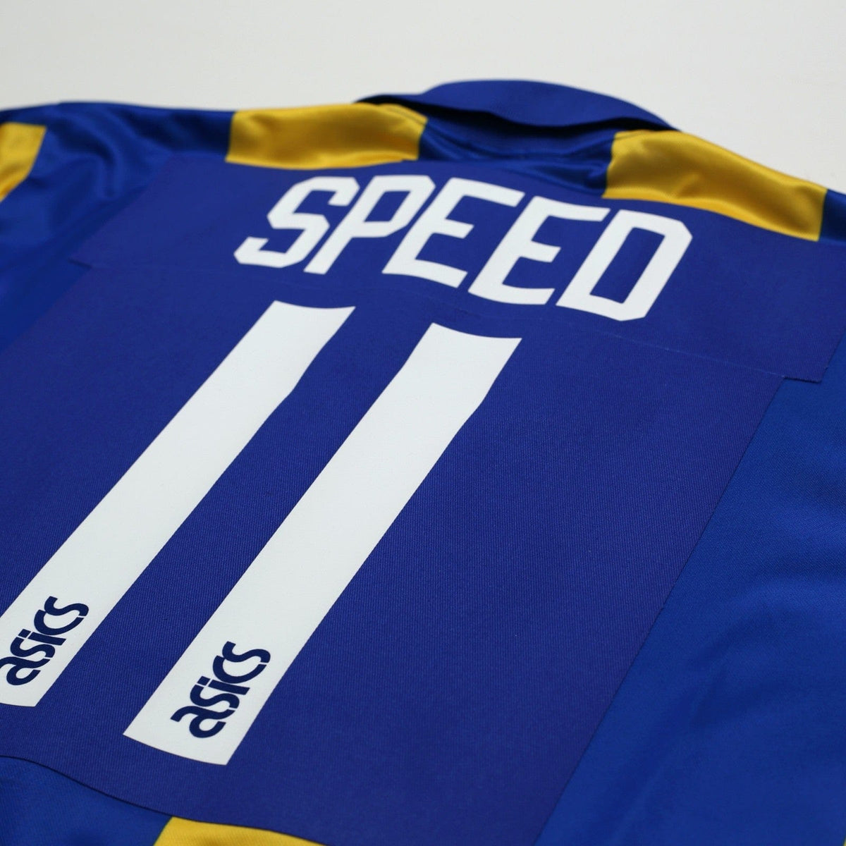 1993/95 Speed #11 Leeds United Vintage ASICS Away Football Shirt (XXL)