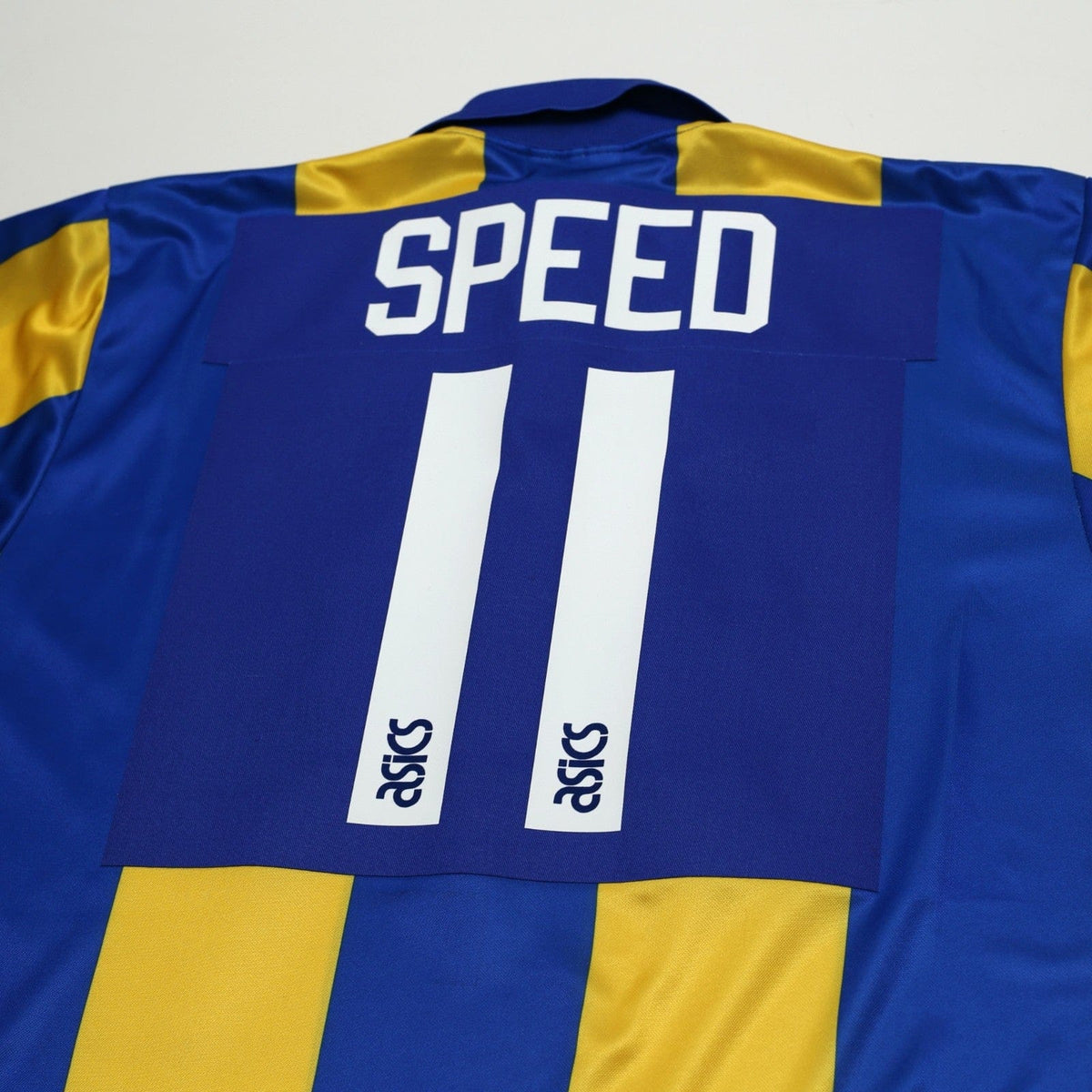 1993/95 Speed #11 Leeds United Vintage ASICS Away Football Shirt (XXL)