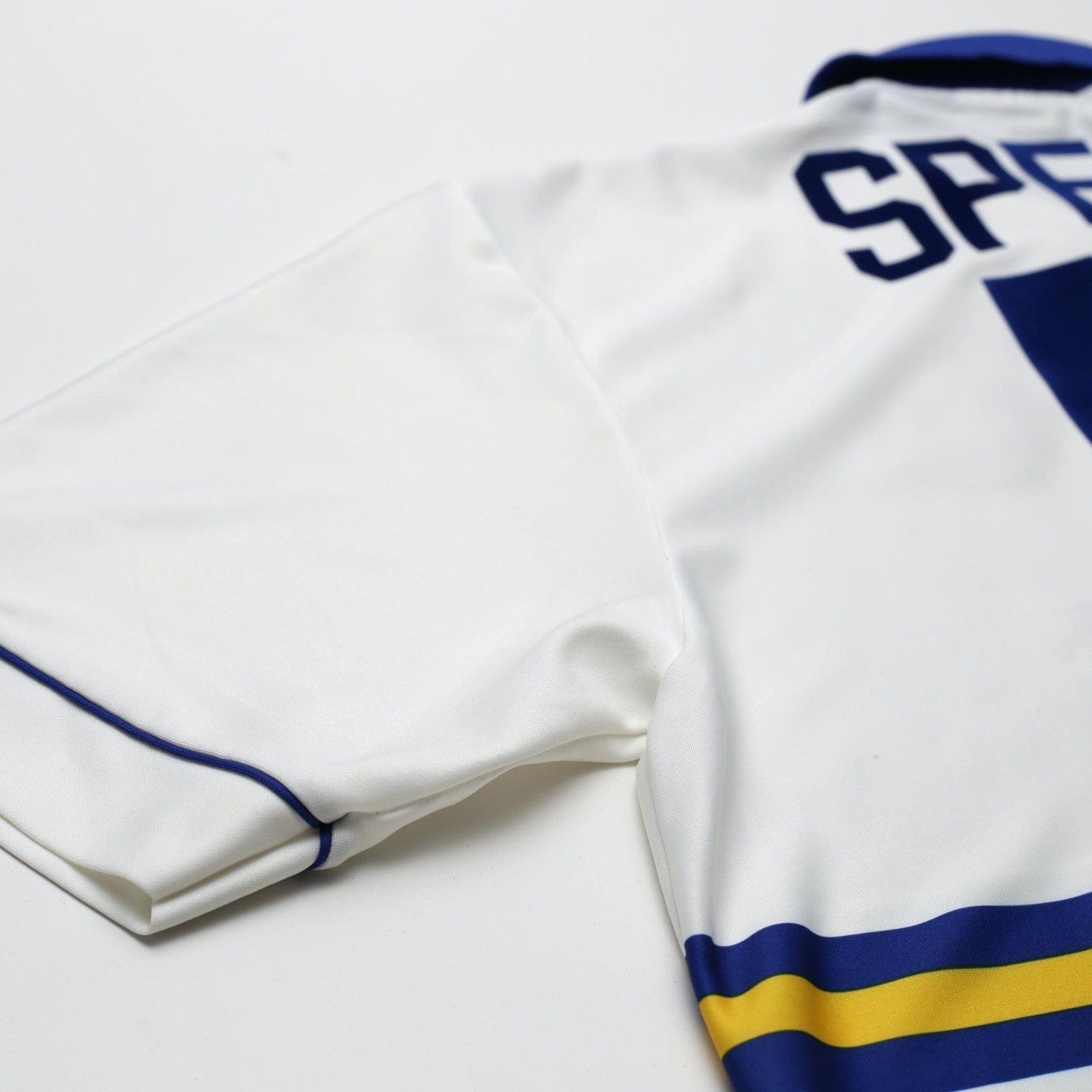 1993/95 Speed #11 Leeds United Vintage ASICS Home Football Shirt (L)