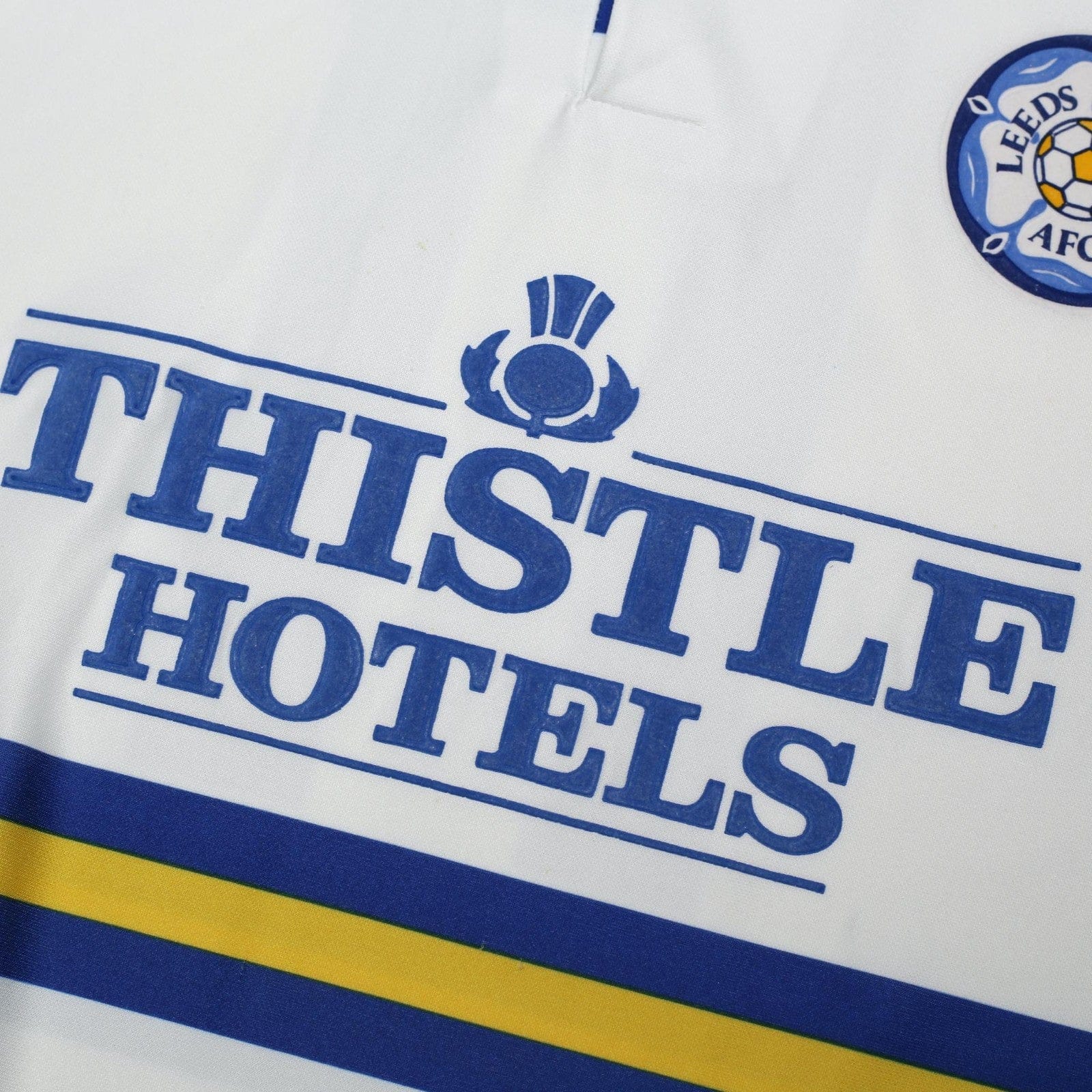 1993/95 Speed #11 Leeds United Vintage ASICS Home Football Shirt (L)