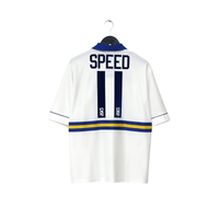 1993/95 Speed #11 Leeds United Vintage ASICS Home Football Shirt (L)