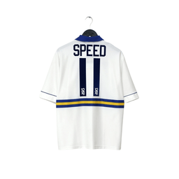 1993/95 Speed #11 Leeds United Vintage ASICS Home Football Shirt (L)