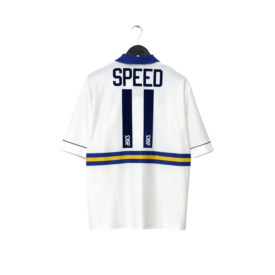 1993/95 Speed #11 Leeds United Vintage ASICS Home Football Shirt (L)