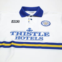 1993/95 Speed #11 Leeds United Vintage ASICS Home Football Shirt (L)