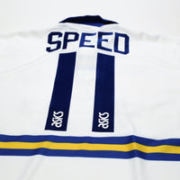 1993/95 Speed #11 Leeds United Vintage ASICS Home Football Shirt (L)