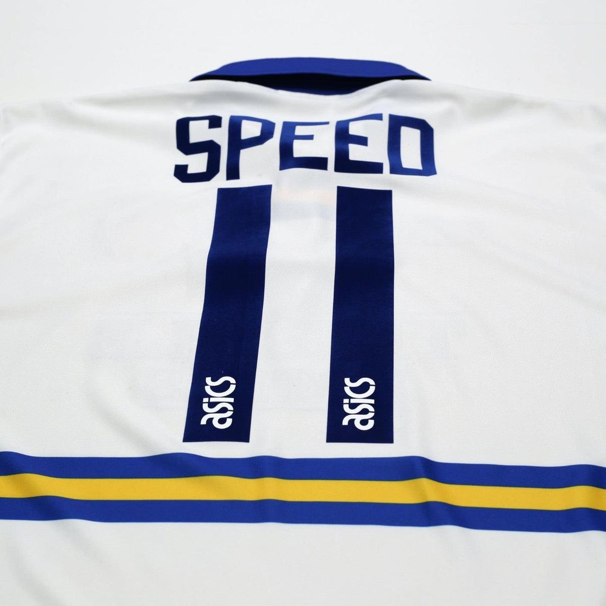 1993/95 Speed #11 Leeds United Vintage ASICS Home Football Shirt (XXL)