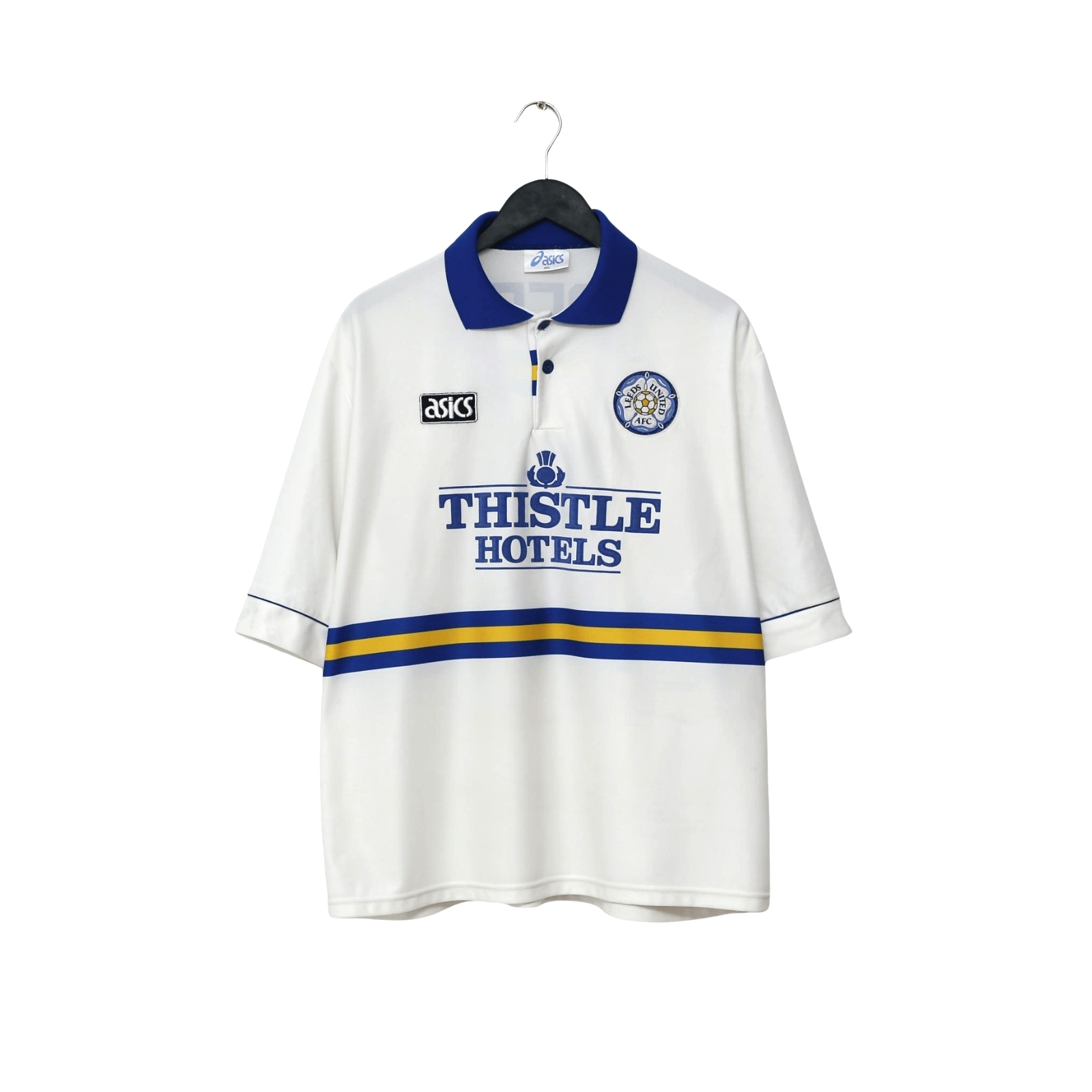 1993/95 Speed #11 Leeds United Vintage ASICS Home Football Shirt (XXL)