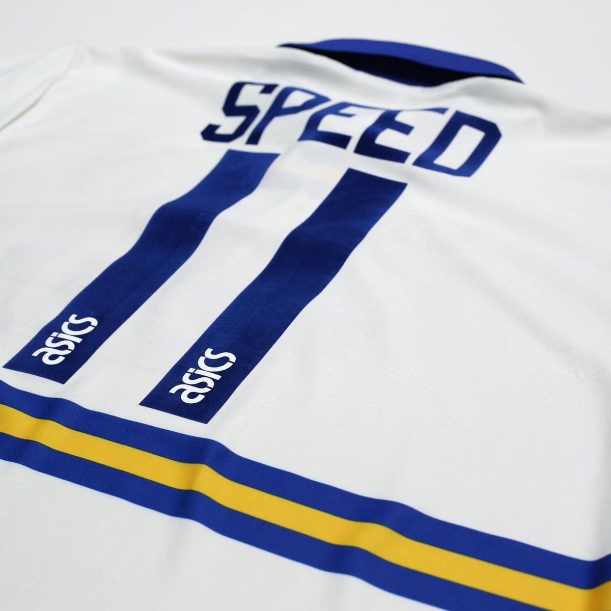 1993/95 Speed #11 Leeds United Vintage ASICS Home Football Shirt (XXL)