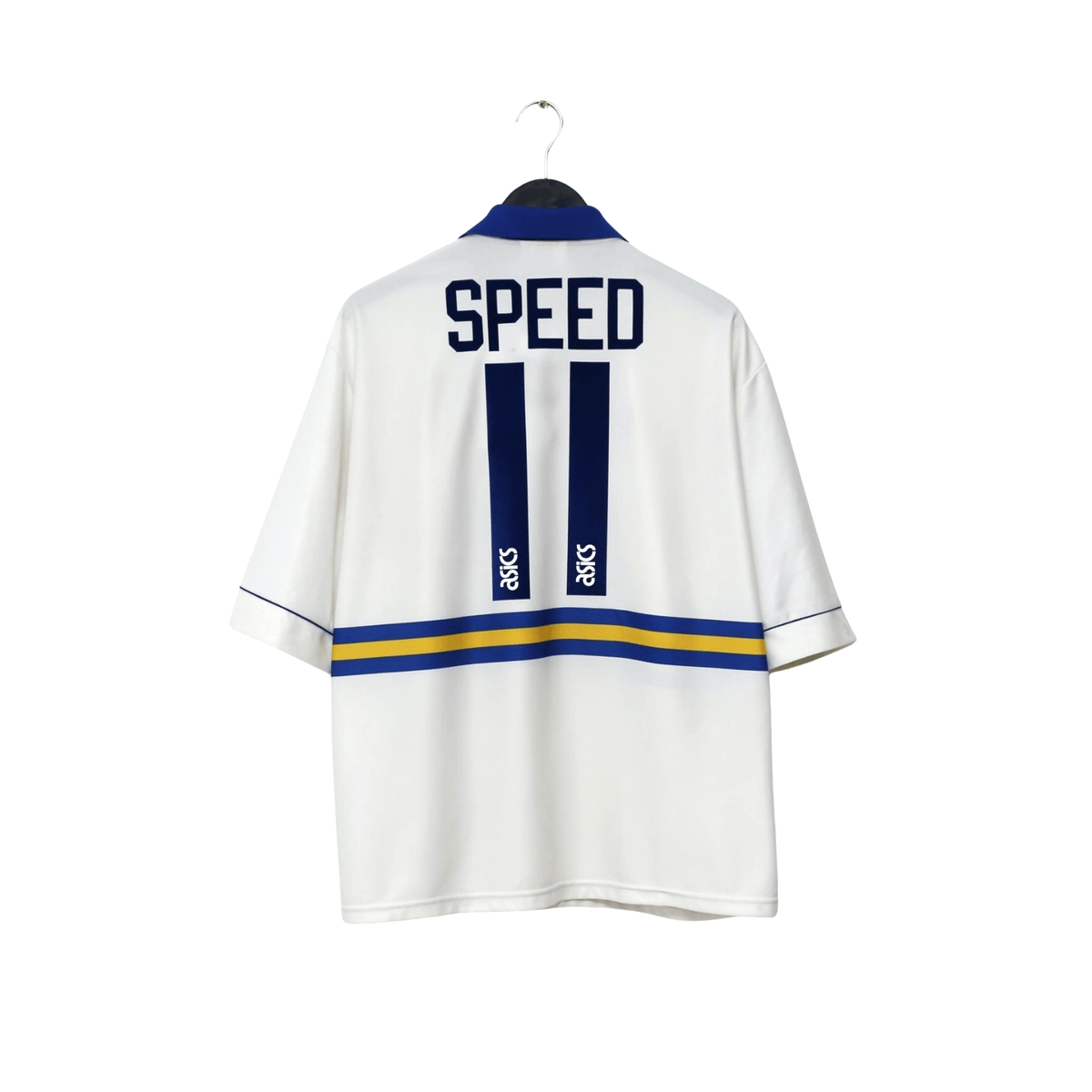 1993/95 Speed #11 Leeds United Vintage ASICS Home Football Shirt (XXL)