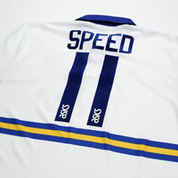1993/95 Speed #11 Leeds United Vintage ASICS Home Football Shirt (XXL)