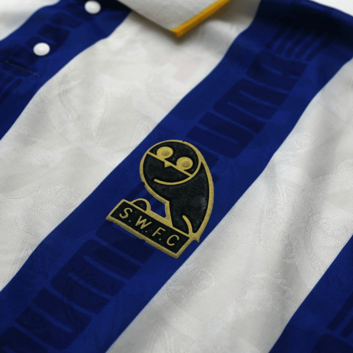 1993/95 Waddle #8 Sheffield Wednesday Vintage Puma Home Football Shirt (M/L)