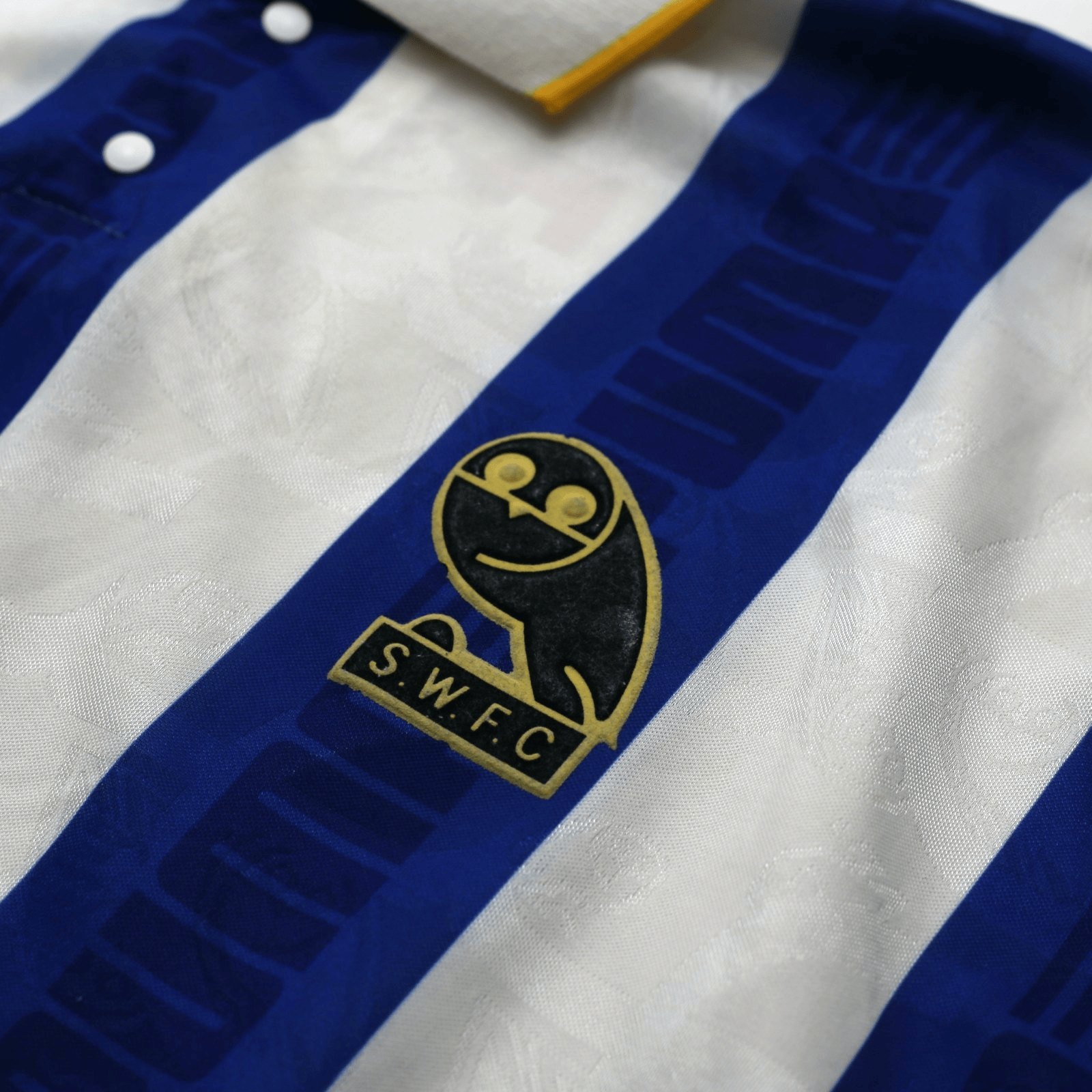 1993/95 Waddle #8 Sheffield Wednesday Vintage Puma Home Football Shirt (M/L)