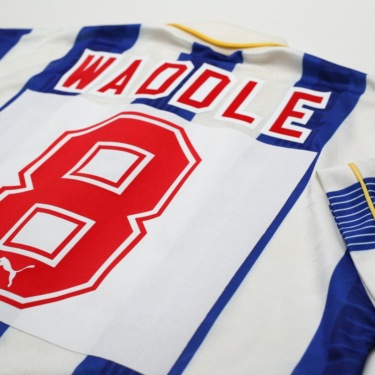 1993/95 Waddle #8 Sheffield Wednesday Vintage Puma Home Football Shirt (M/L)