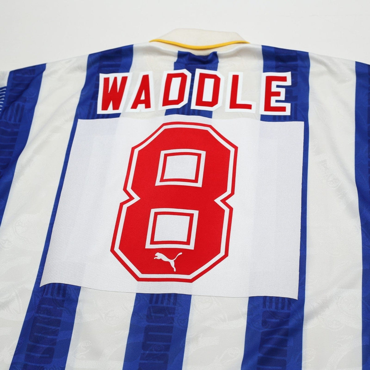 1993/95 Waddle #8 Sheffield Wednesday Vintage Puma Home Football Shirt (M/L)