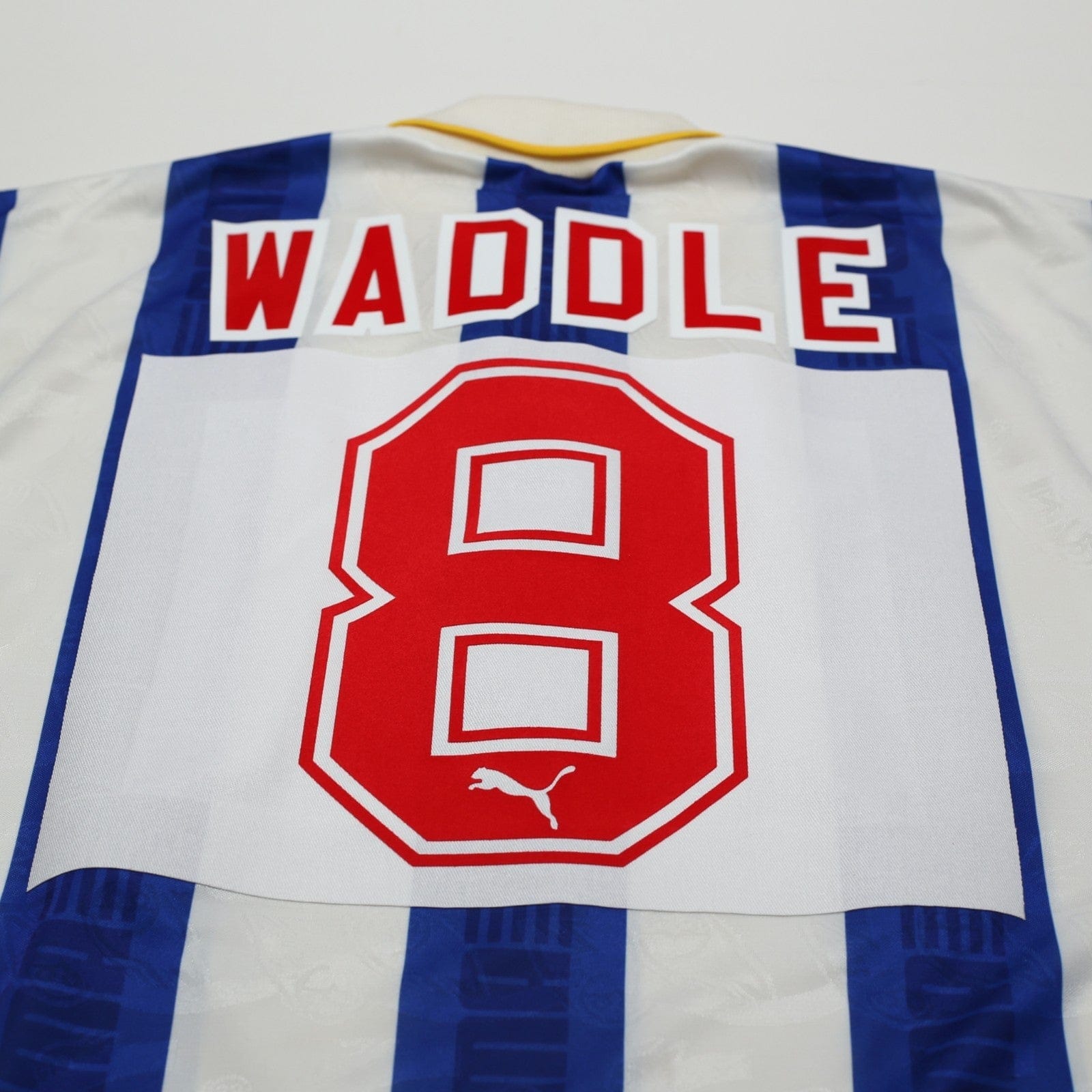 1993/95 Waddle #8 Sheffield Wednesday Vintage Puma Home Football Shirt (M/L)