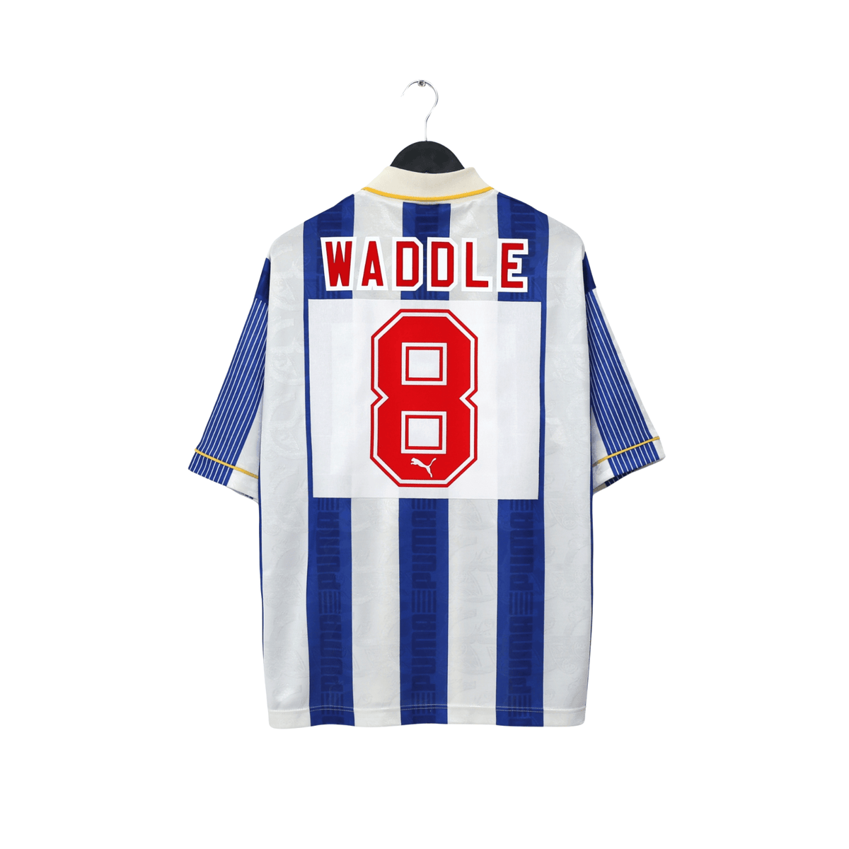 1993/95 Waddle #8 Sheffield Wednesday Vintage Puma Home Football Shirt (M/L)