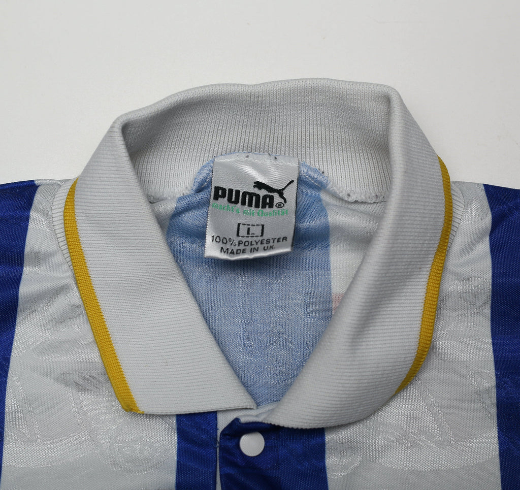 1993/95 WADDLE Sheffield Wednesday Vintage Puma Home Football Shirt (L)