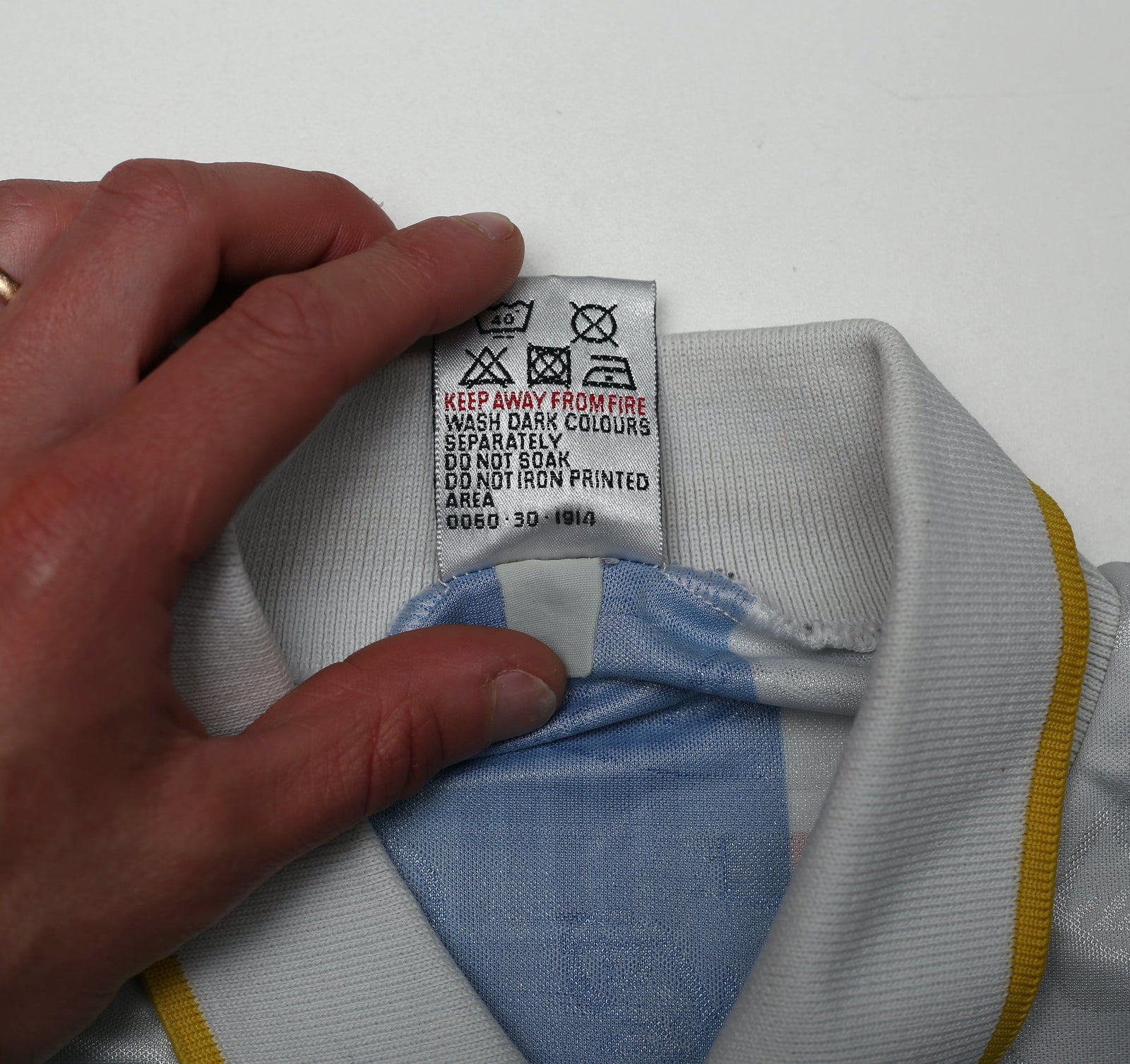 1993/95 WADDLE Sheffield Wednesday Vintage Puma Home Football Shirt (L)