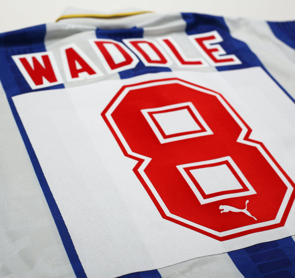 1993/95 WADDLE Sheffield Wednesday Vintage Puma Home Football Shirt (L)