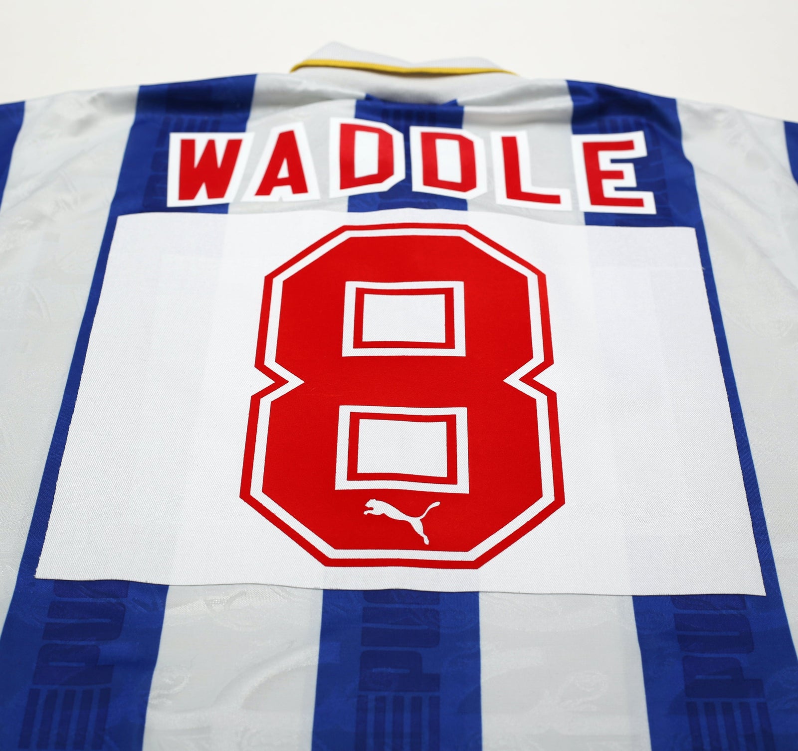 1993/95 WADDLE Sheffield Wednesday Vintage Puma Home Football Shirt (L)