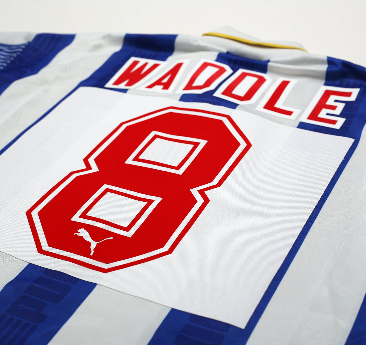 1993/95 WADDLE Sheffield Wednesday Vintage Puma Home Football Shirt (L)