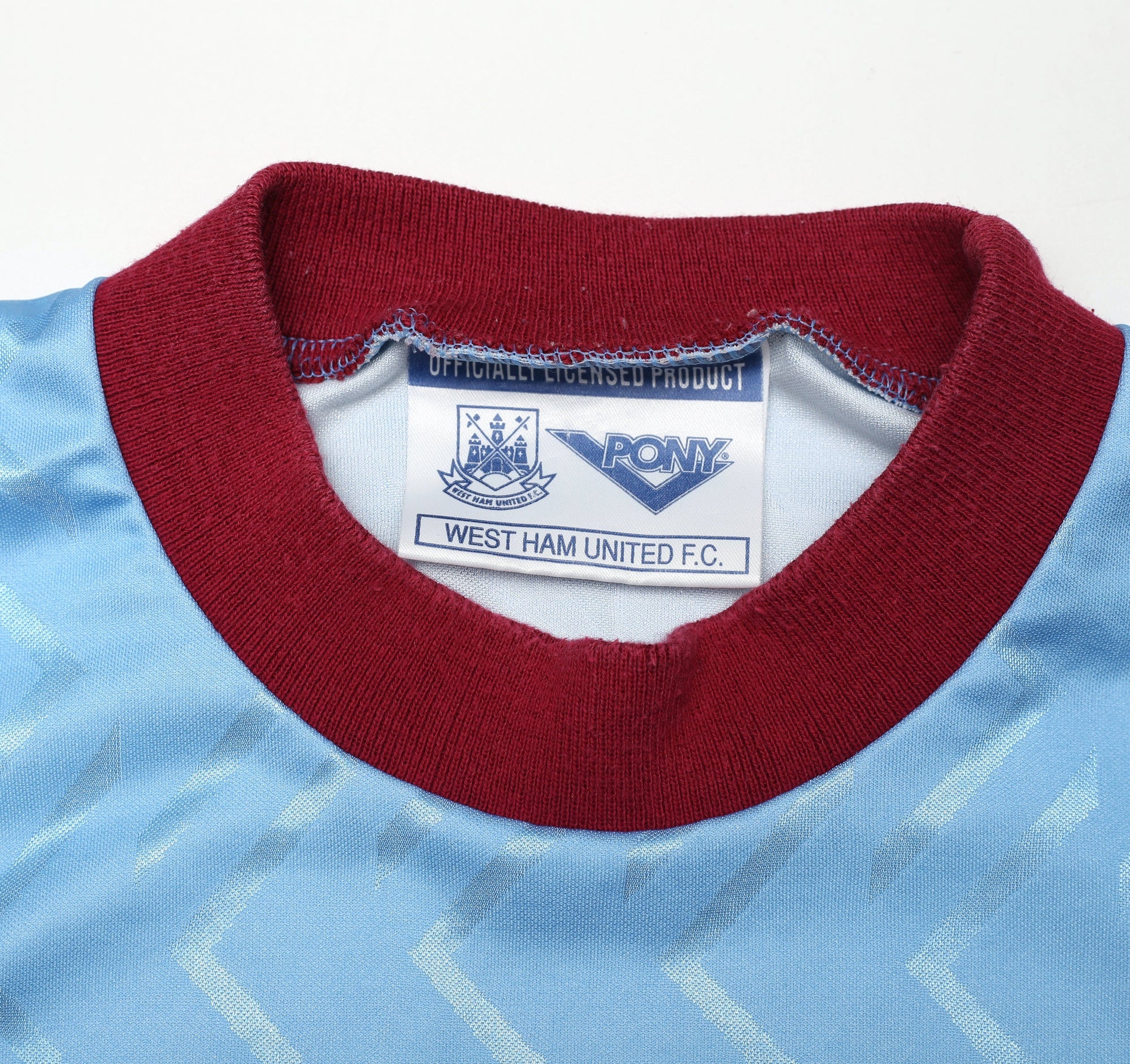 1993/95 West Ham United Vintage PONY Away Football Shirt (M) 38/40