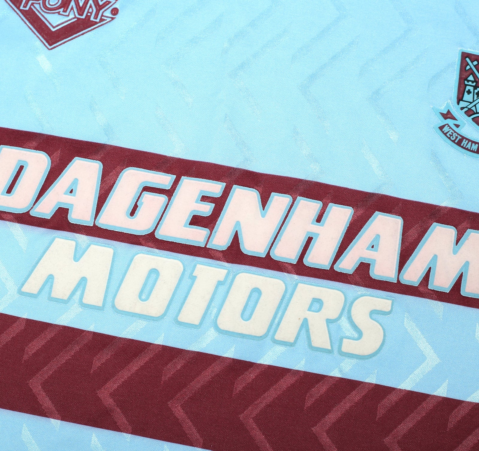 1993/95 West Ham United Vintage PONY Away Football Shirt (M) 38/40