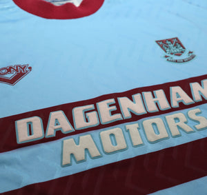 1993/95 West Ham United Vintage PONY Away Football Shirt (M) 38/40