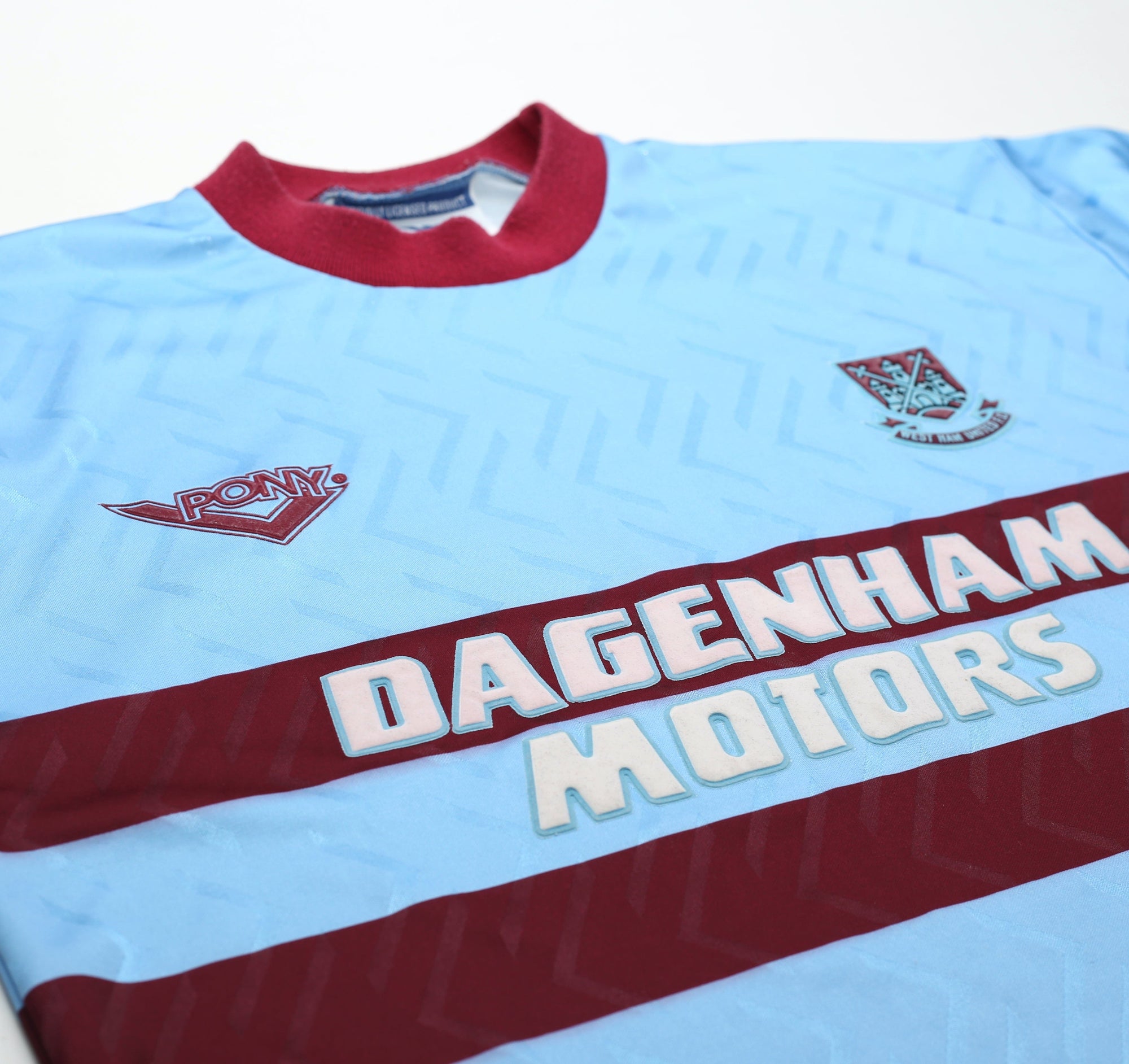 1993/95 West Ham United Vintage PONY Away Football Shirt (M) 38/40