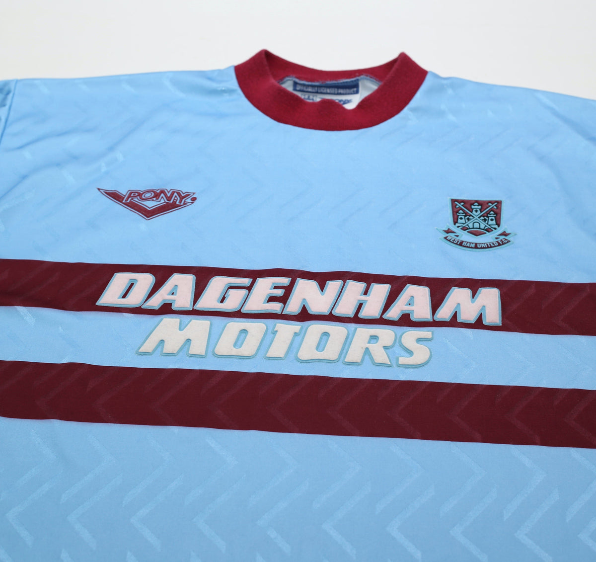 1993/95 West Ham United Vintage PONY Away Football Shirt (M) 38/40