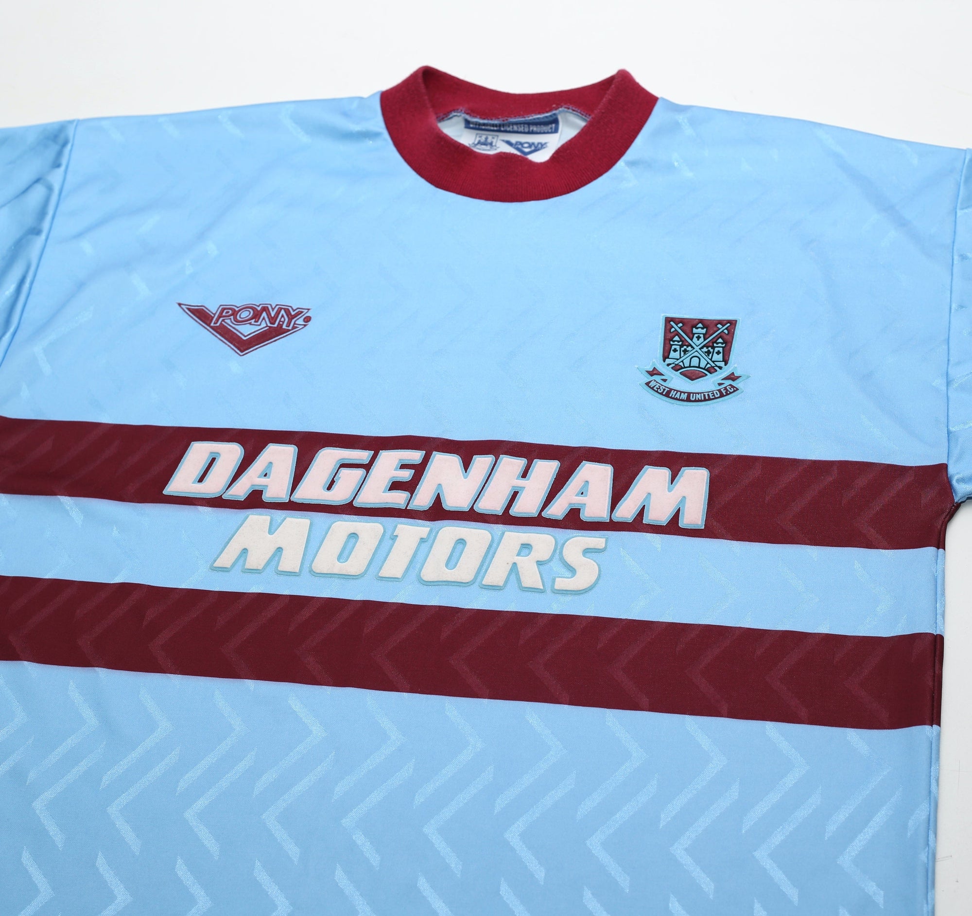 1993/95 West Ham United Vintage PONY Away Football Shirt (M) 38/40
