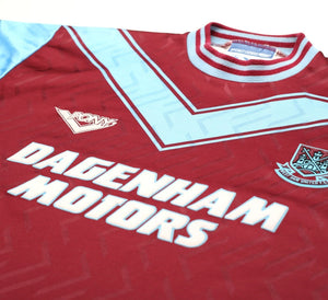 1993/95 WEST HAM UNITED Vintage PONY Football Shirt Jersey (M) 38/40