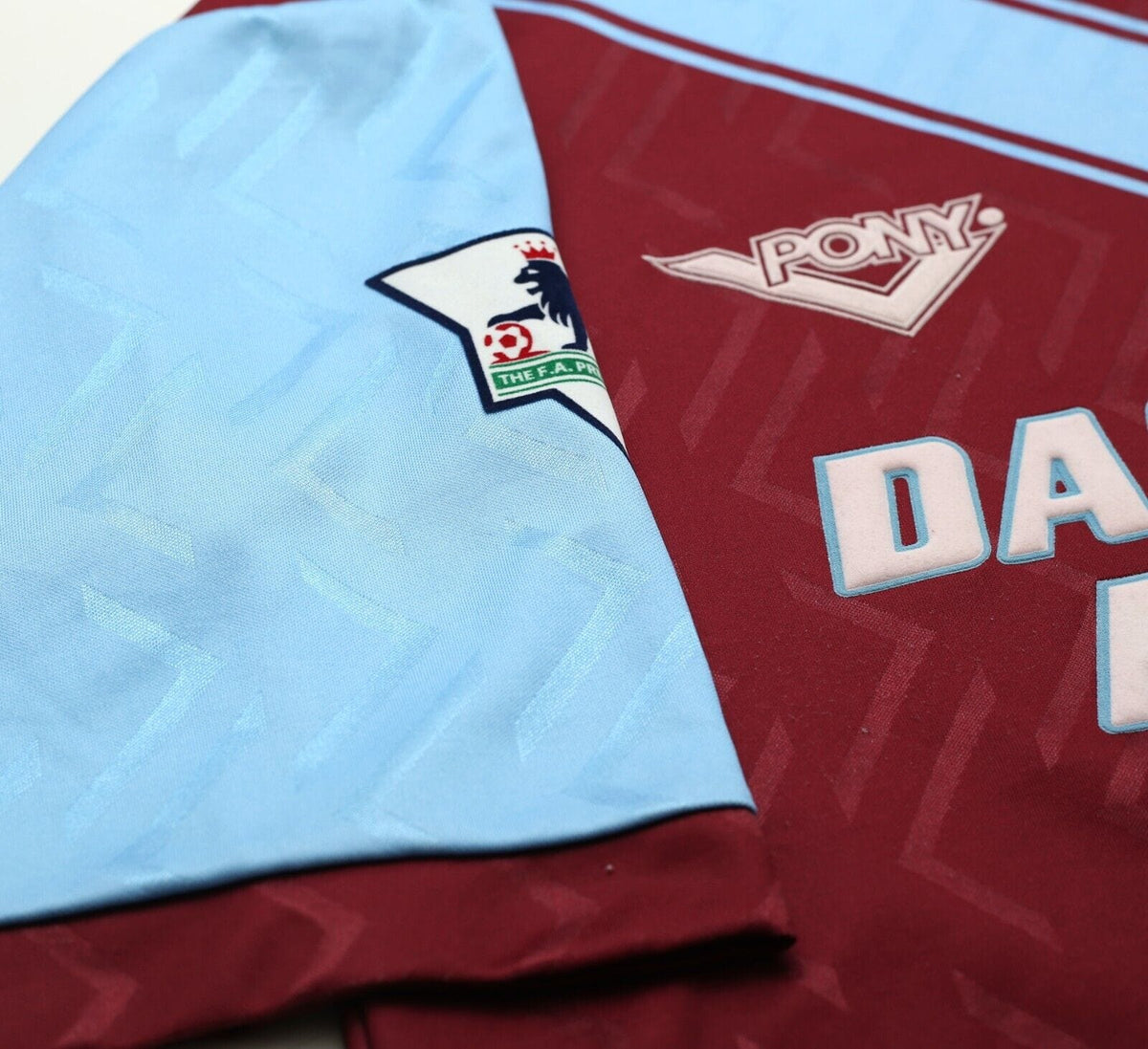 1993/95 WEST HAM UNITED Vintage PONY Football Shirt Jersey (M) 38/40