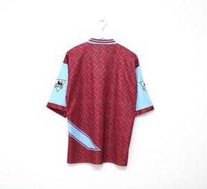 1993/95 WEST HAM UNITED Vintage PONY Football Shirt Jersey (M) 38/40