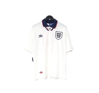 1993/95 WRIGHT #14 England Vintage Umbro Home Football Shirt (L) US Cup 93