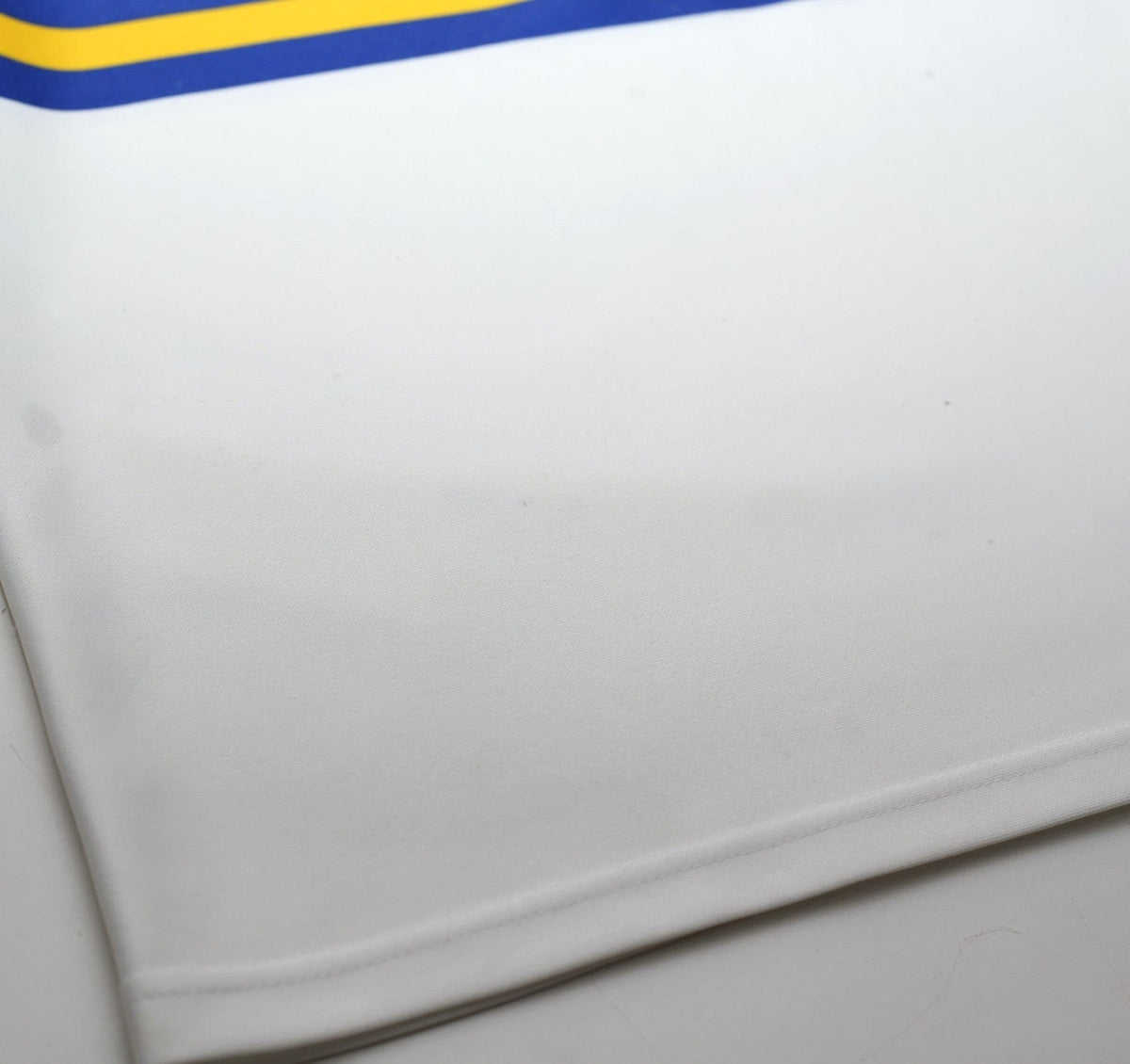 1993/95 YEBOAH #21 Leeds United Vintage ASICS Home Football Shirt (L)