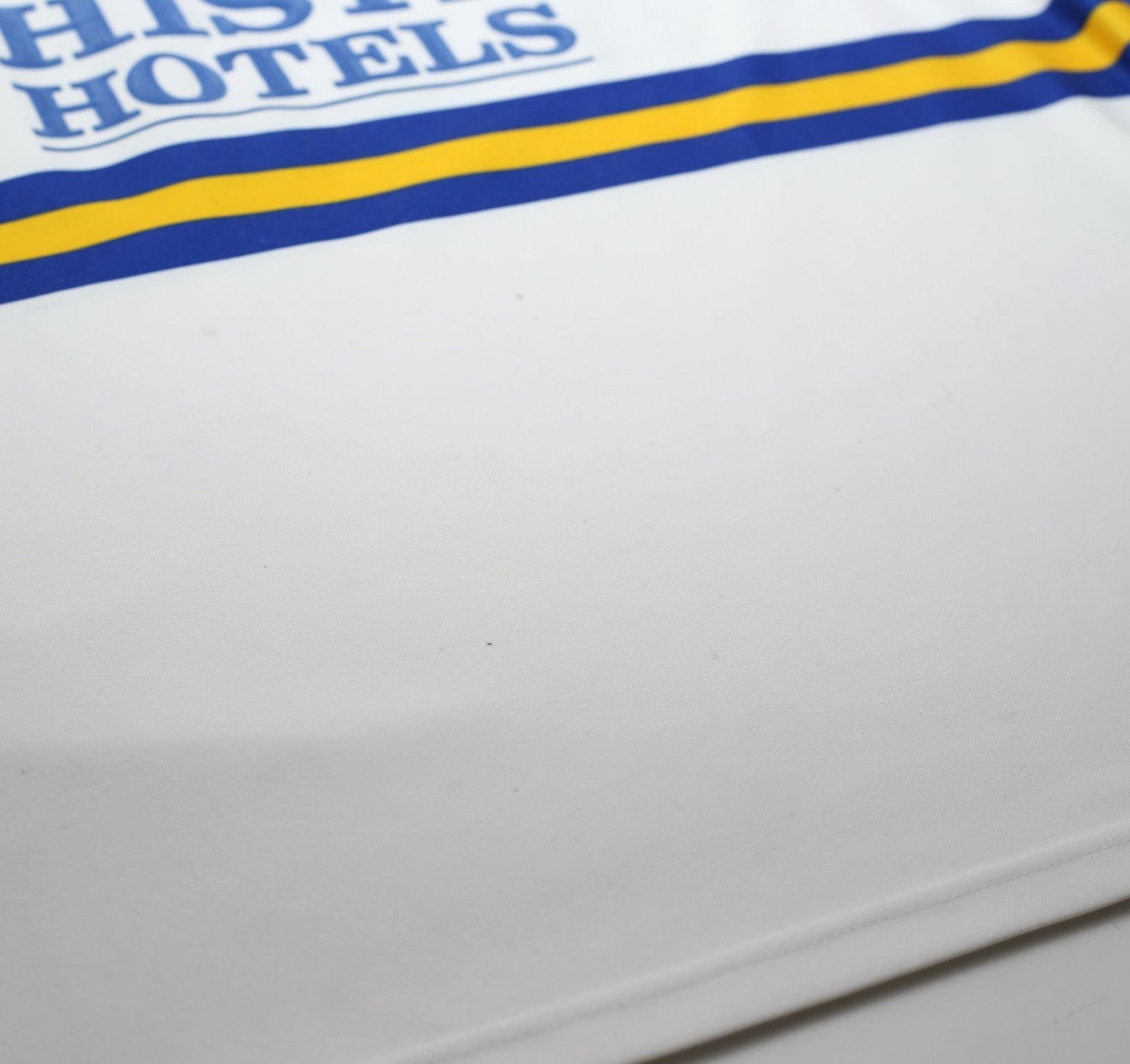 1993/95 YEBOAH #21 Leeds United Vintage ASICS Home Football Shirt (L)