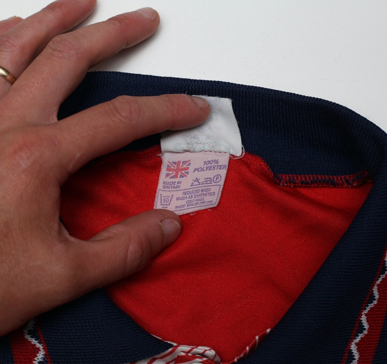 1993/95 YORK CITY Vintage Cavendish Sports Home Football Shirt Jersey (M)