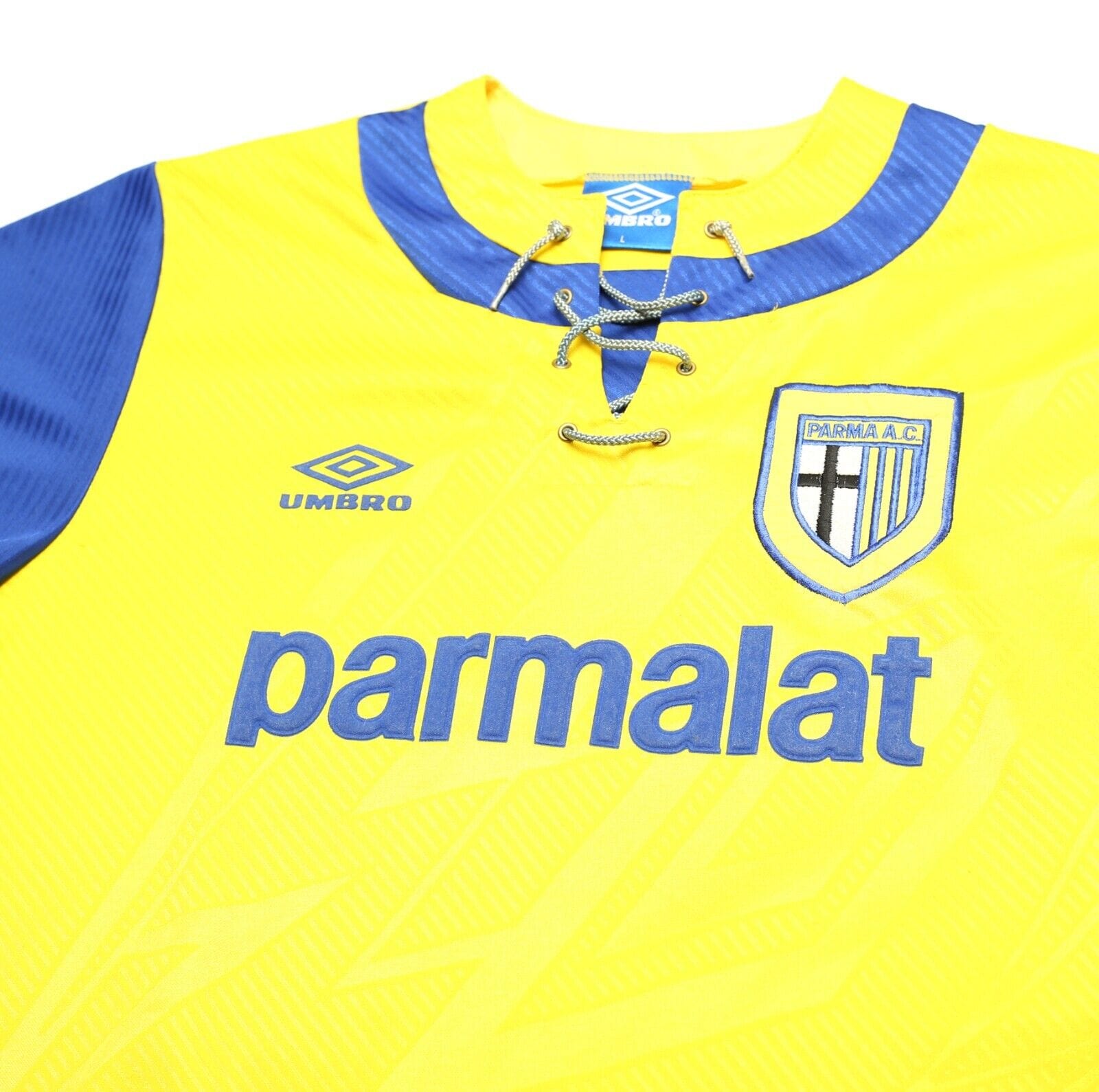 1993/95 ZOLA #10 Parma Vintage Umbro Away Football Shirt Jersey (L