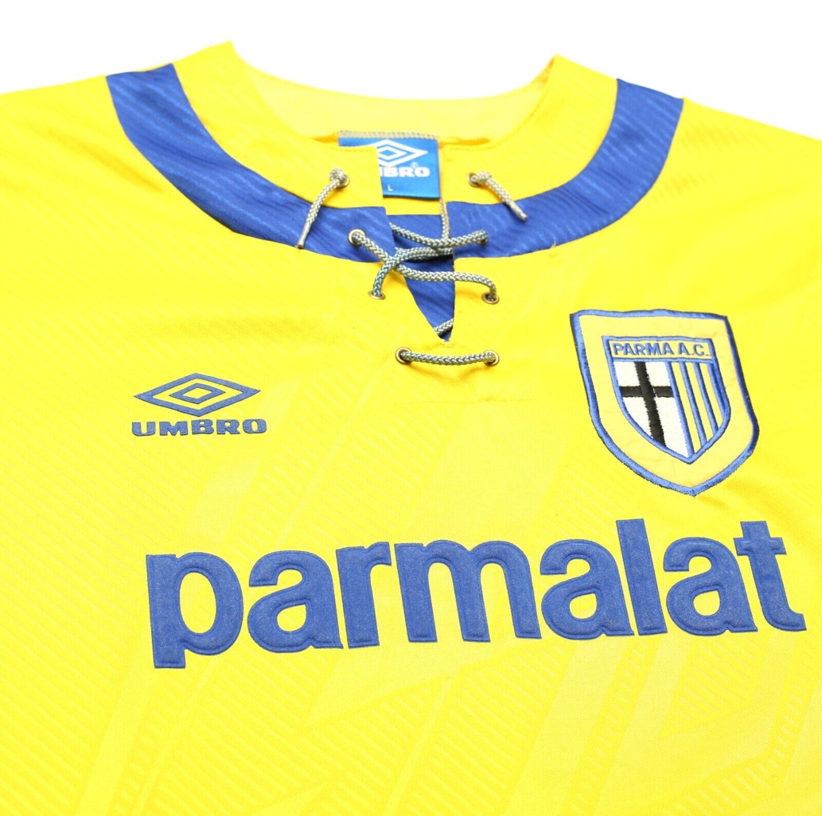 1993/95 ZOLA #10 Parma Vintage Umbro Away Football Shirt Jersey (L) Italy