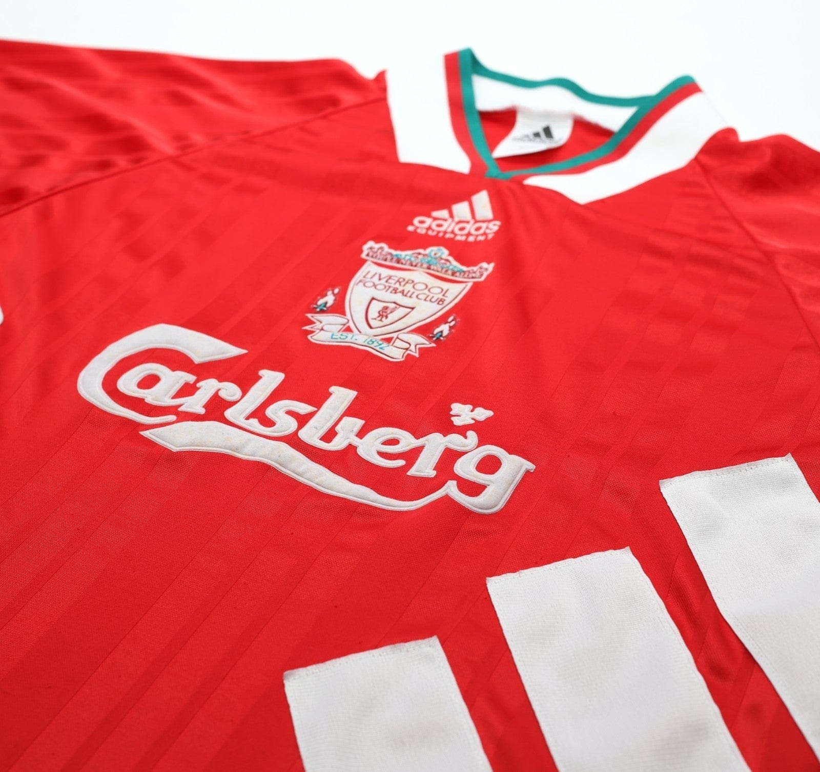 1993/952 LIVERPOOL Vintage adidas Equipment Home Football Shirt 44/46 (XL)