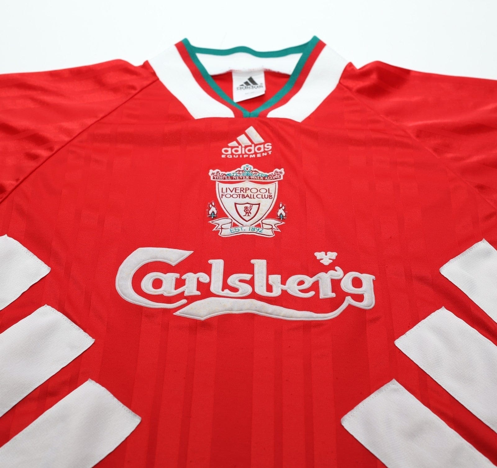 1993/952 LIVERPOOL Vintage adidas Equipment Home Football Shirt 44/46 (XL)